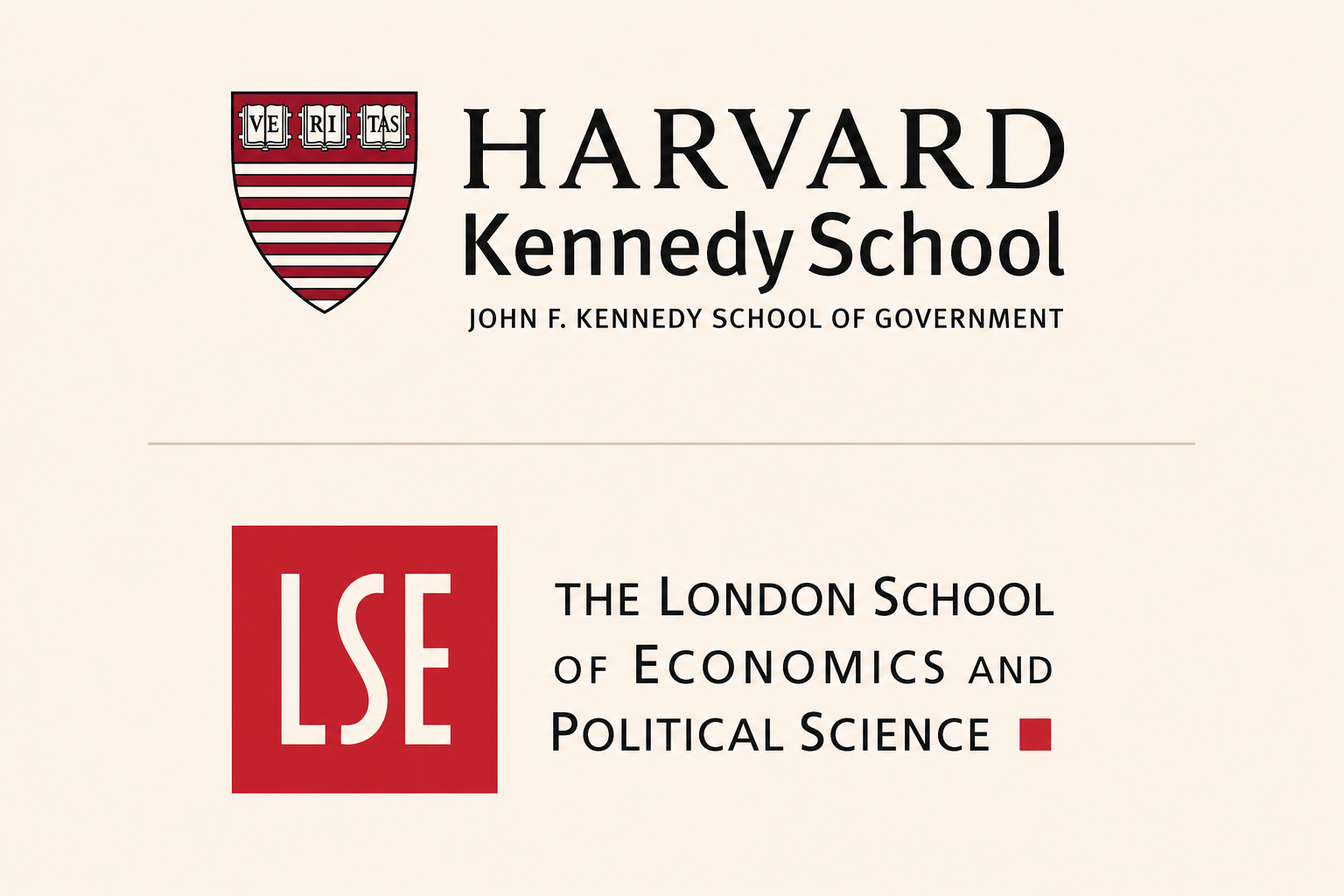 Harvard Kennedy School, London School of Economics